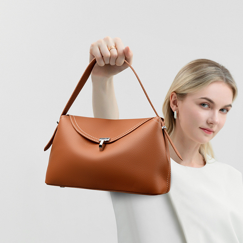 Handbag, simple pillow bag, commuter crossbody bag, women's shoulder bag, large capacity