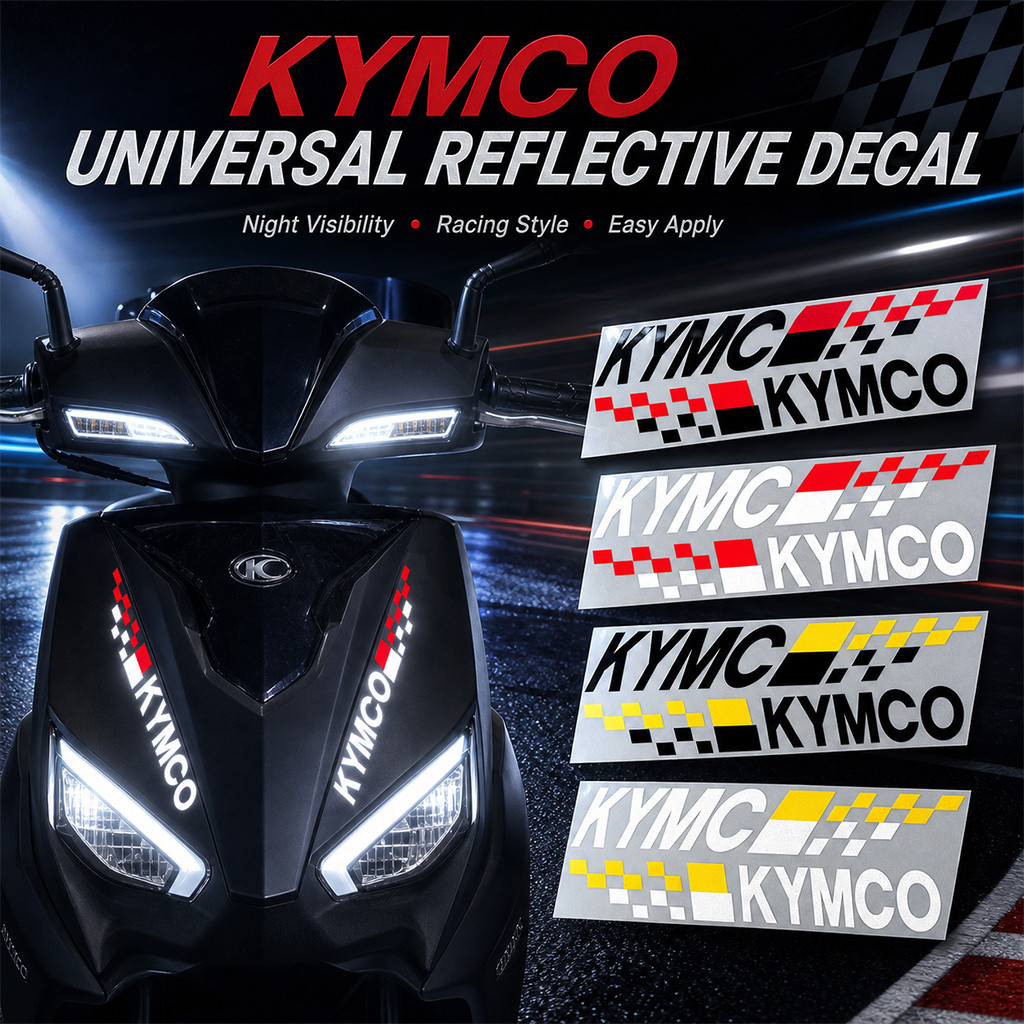 Cho KYMCO GP 125 125 Đua H150 Xe Máy Phản Quang Vinyl Phụ Kiện Dán Trang Trí Cơ Thể Đề Can