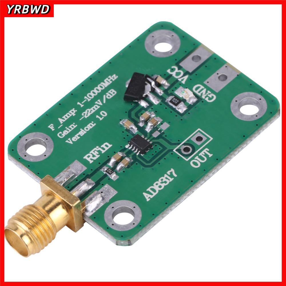 Đồng hồ đo công suất đầu ra nhật ký YRBWD, 1M-10000 MHz DC 7-15V AD8317 Máy dò logic Phát hiện nguồn