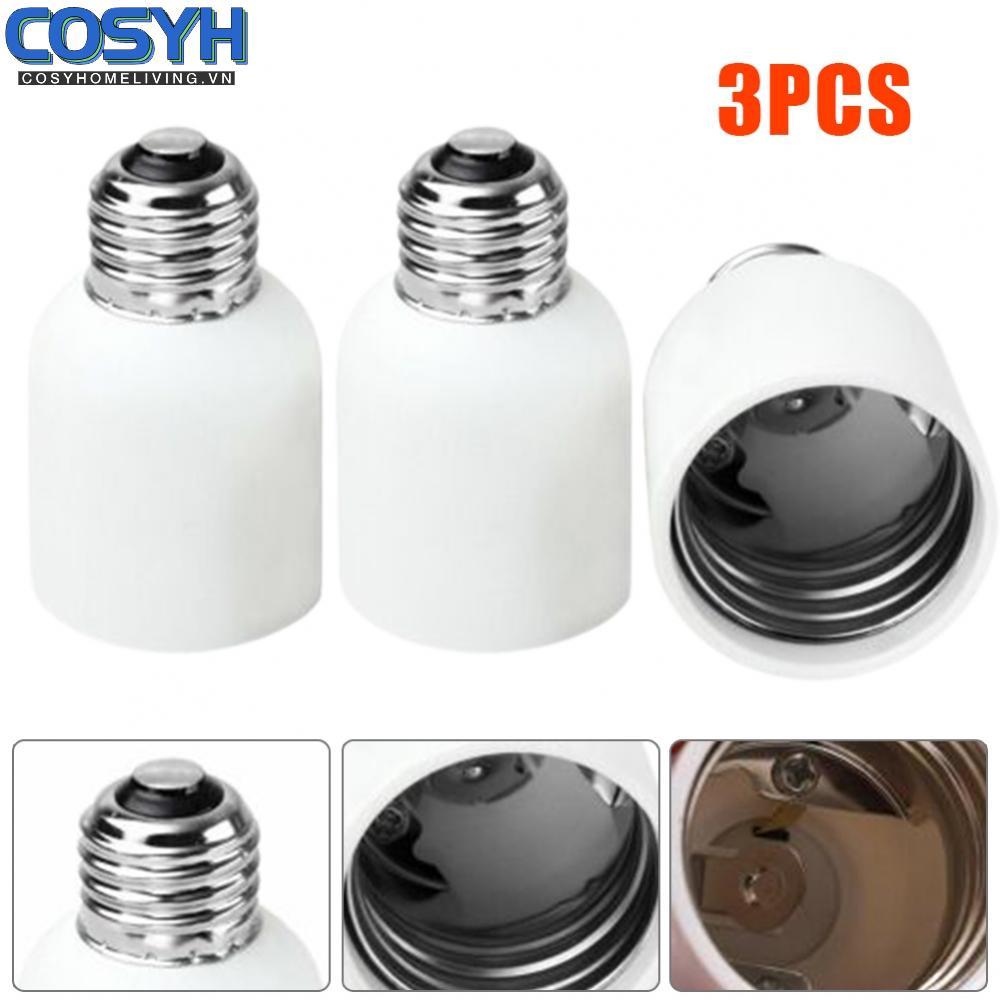 <cosyh>3pcs Light Sockets Medium(E26/E27) To For Mogul (E39/E40)Light Bulb Lamp Socket