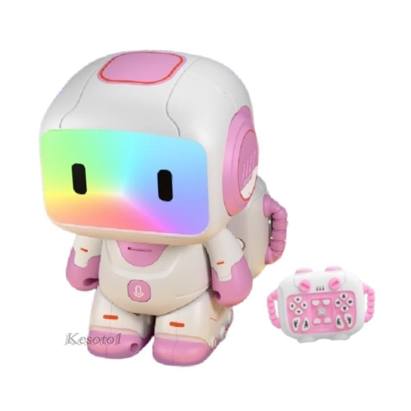 Đồ chơi Robot điều khiển từ xa cho trẻ em, Ghi âm giọng nói, Chế độ hát, Máy nghe nhạc có ánh sáng v