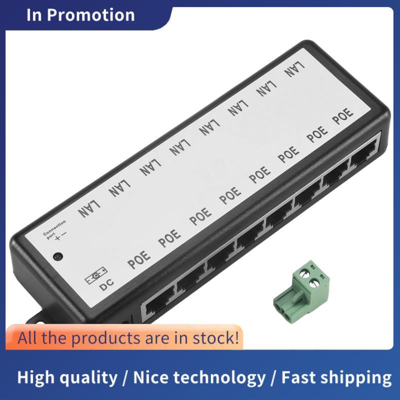 8 cổng Poe Injector Poe Splitter cho mạng Cctv Poe Camera Power Over Ethernet mee802.3Af