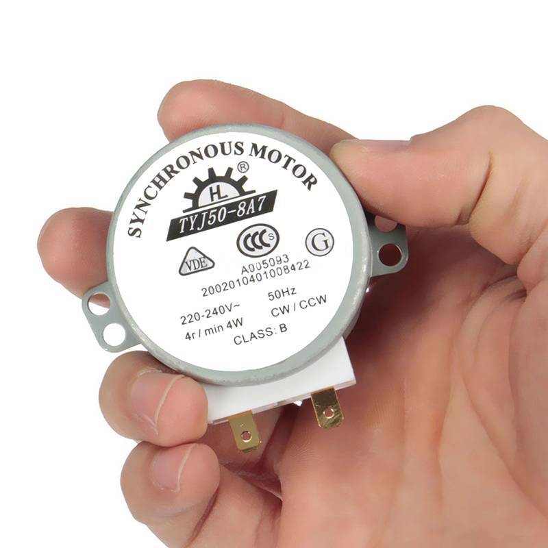 [ZTHOME] Bàn xoay lò vi sóng CW / CCW Động cơ đồng bộ TYJ50-8A7D Trục 4RPM
