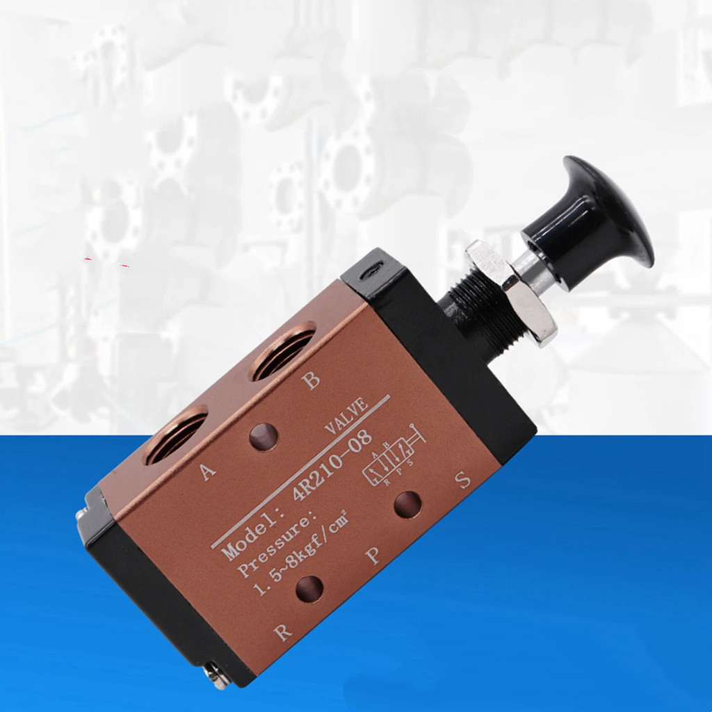 Kéo tay 4R210-08 Cơ khí hai vị trí Five-Pass 3R310-10 Kiểm tra thủ công Công tắc khí Van xi lanh Mlb