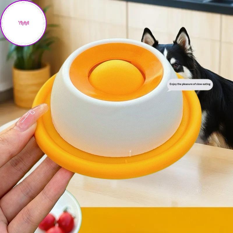 Yiyi Pet Li Mat Sữa Chua Liing Đĩa Ăn Chậm Cho Chó Mèo - Bát Sna Tương Tác Thúc Đẩy Sức Khỏe Thú Cưn