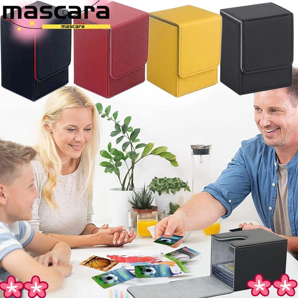 MARA Deck Box, Storage Organizer Game MTG Trading Card Holder, Box Protectors PU Collectible Game Ca