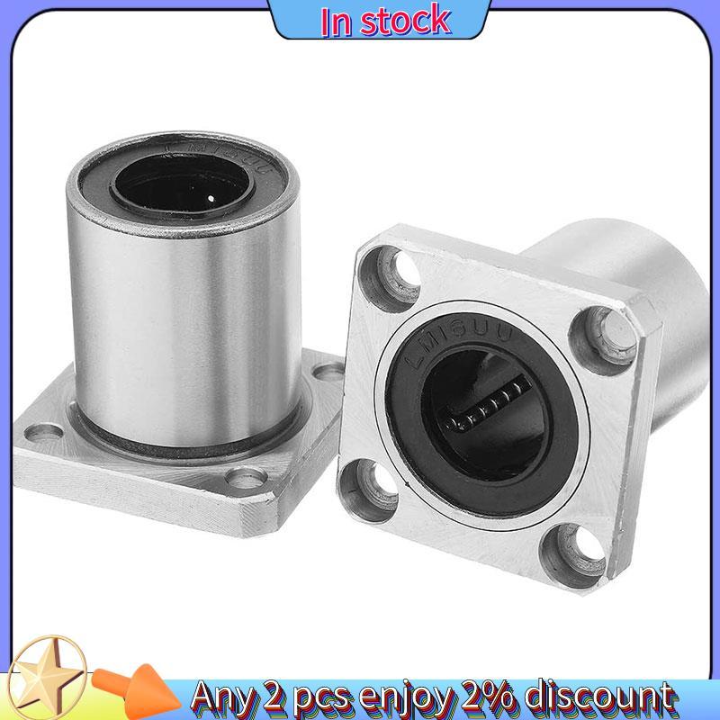 Còn hàng-Đầm bi chuyển động tuyến tính mặt bích 16mmx28mmx37mm (LMK16U 2 chiếc)