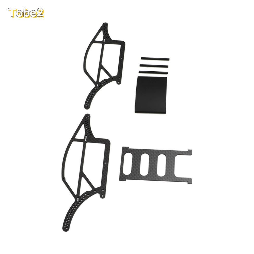 Bộ khung gầm RC TOBE2, Khung gầm bằng sợi Carbon nhẹ tỷ lệ 1 / 18, Phụ kiện RC bền Khung nâng cấp RC