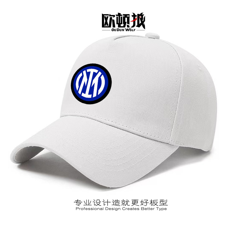 [Readystock] Mũ bóng chày Champions League Inter Milan Bóng đá nam Quân đoàn xanh và đen Inter Milan