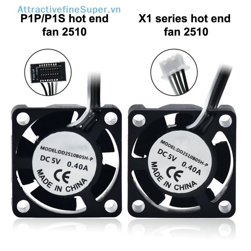 Quạt ASVN 2510 Cho Bambu Lab X1 / P1 Quạt Làm Mát Hotend Có Cáp Quạt Làm Mát Nhanh Cho Bambu X1C P1S
