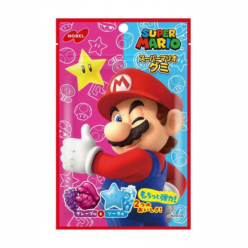 Nhật Bản Nobel Jelly Full Range Super Mario / Star / Spaceman / Smoothie / Ba Chiều Loại 7 / 10 / 2