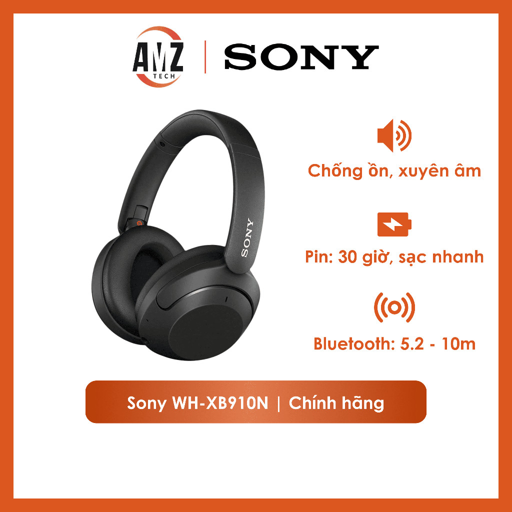 [GIÁ SỐC] Headphone Sony WH-XB910N  - Tai nghe Over-ear ExtraBass Chống Ồn