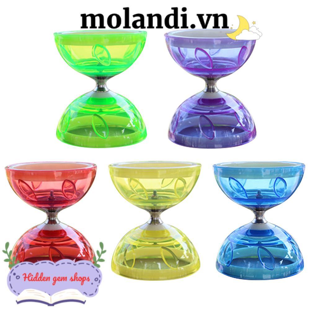 MOLANDI Diabolo Trung Quốc, Mềm Mại Làm Dày Trung Quốc Yo-yo, Đồ Giải Trí Phong Cách Dạ Quang Da Hìn