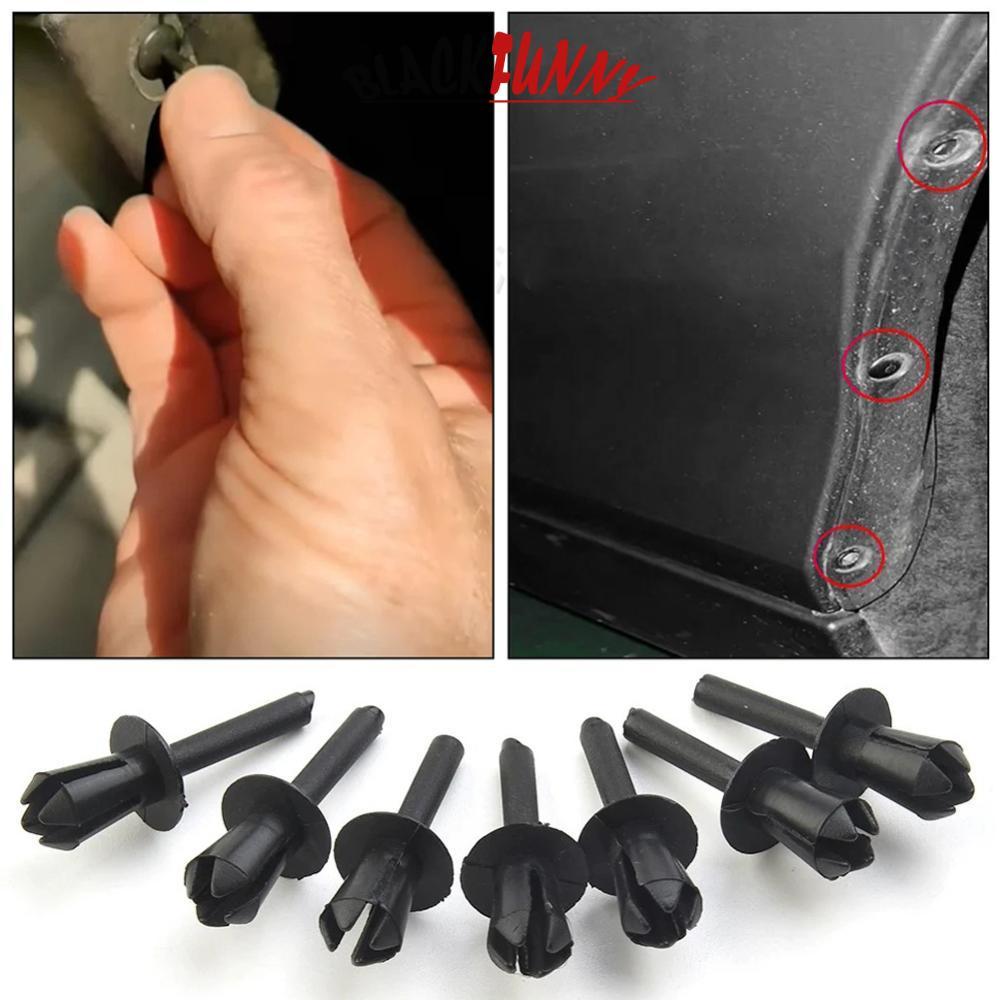 BLACKFUNNY 10 Chiếc Xe Fender Lót Đinh Tán Mở Rộng Kẹp Giữ Dây Buộc Cho Xe BMW 1er 2er 3er 4er 5er 6