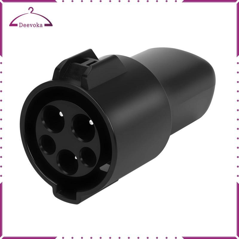 Bộ chuyển đổi sạc xe điện J1772, đầu nối cao cấp, hỗ trợ tối đa 60A 250V, thiết kế di động