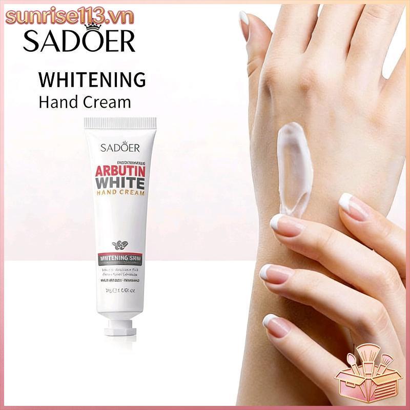 SR Beauty SADOER 30g Niacinamide Arbutin Kem dưỡng da tay Dưỡng ẩm Không nhờn Nuôi dưỡng Chống khô C