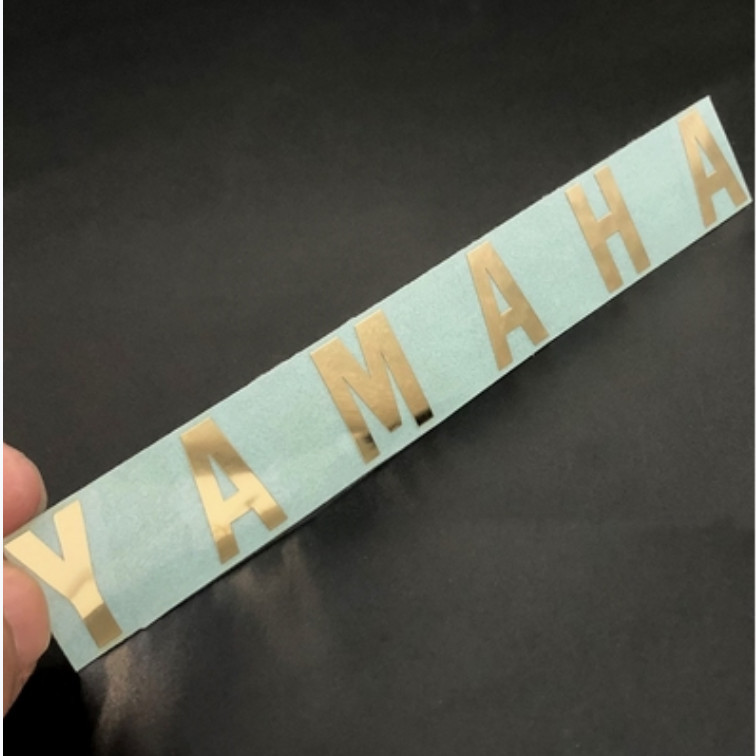 Nhãn dán logo YAMAHA Nhãn dán YAMAHA Logo mạ vàng Nhãn dán logo YAMAHA 12Y