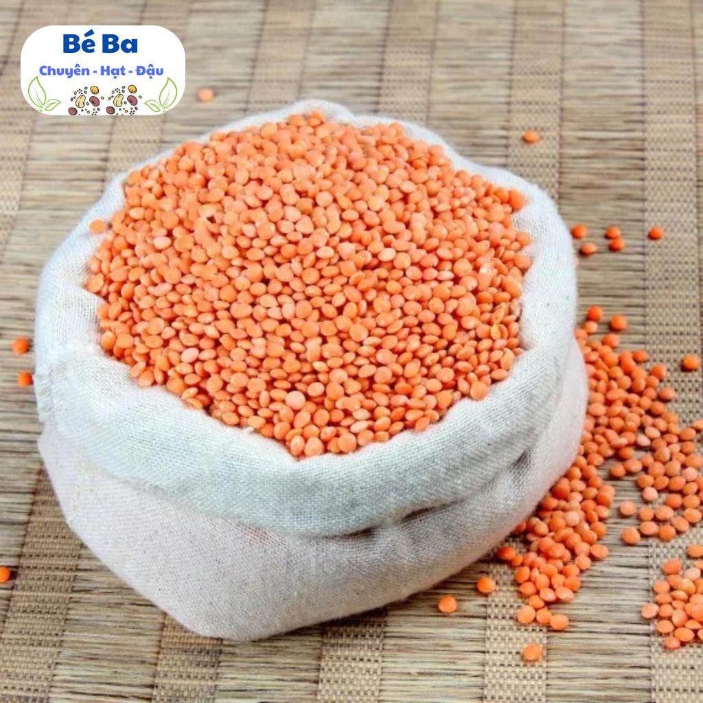 1KG Đậu Lăng Đỏ Tách Vỏ hữu cơ nhập khẩu Canada _ đậu lăng đỏ