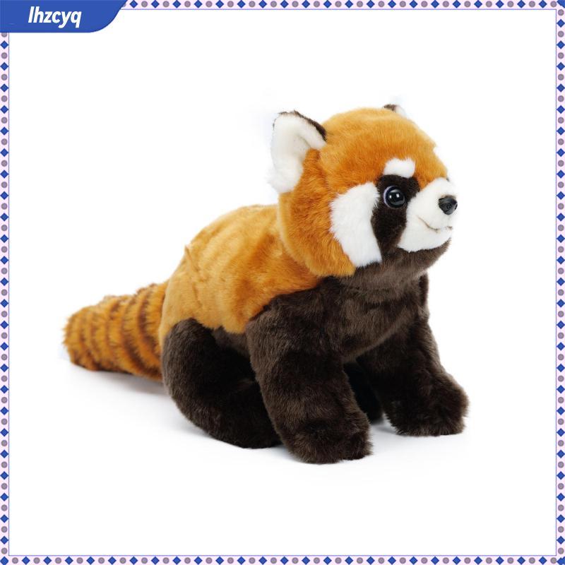 Red Panda Plushie Plushie Toy Huggable Red Panda Plushie Thú nhồi bông Plushie với đuôi sọc Đồ chơi 