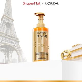 Dầu xả dưỡng tóc suôn mượt tóc cao cấp L'Oreal Paris Extraordinary Oil Smooth 440ml