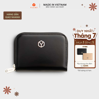 Ví Yuumy (Thời trang nữ dáng cầm tay nhỏ gọn - Ví da Smooth YV120)