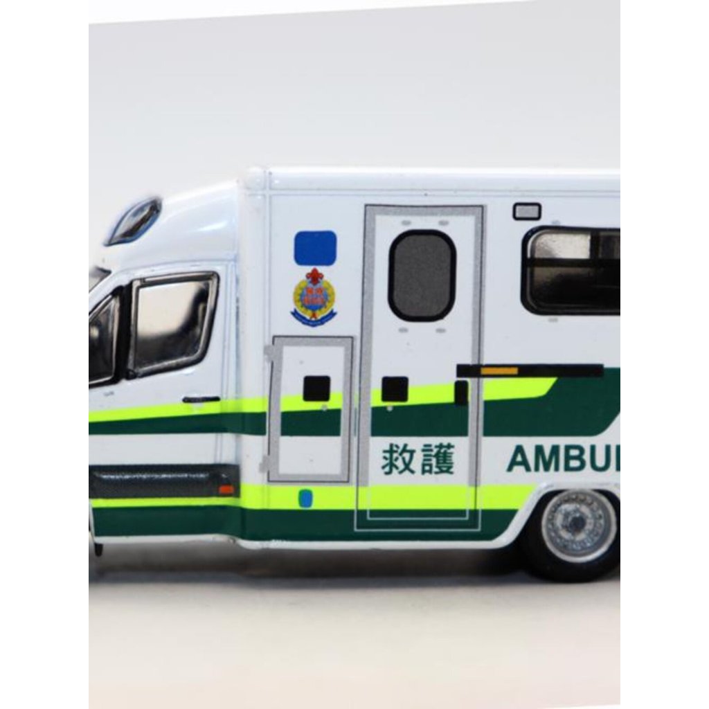 [Mẫu xe có sẵn] Tiny 50 Micro Shadow 1: 76 Benz Sprinter Sprinter Sprinter Mô hình xe cứu thương đội