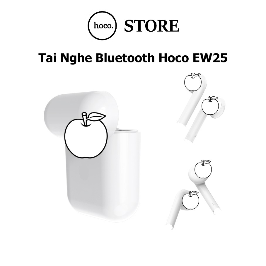 Tai Nghe Bluetooth Hoco EW25 TWS 5.3 Chính Hãng, Có Micro, Sử Dụng 4H - Âm Thanh Chất Lượng