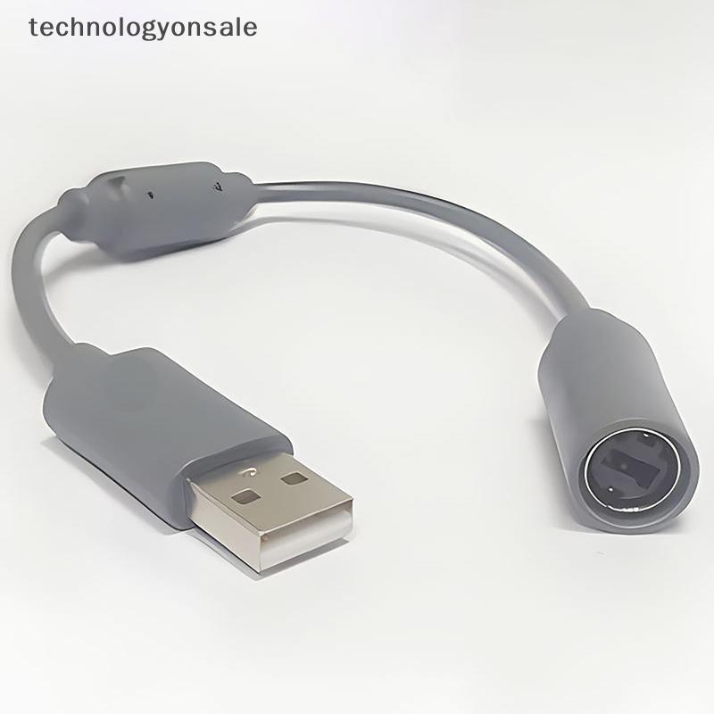 [Tech] Dành Cho Microsoft Xbox360 Cho Xbox 360 USB Dây Cáp Ly Khai Cáp PC Tắt Dây Adapter Có Bộ Lọc 