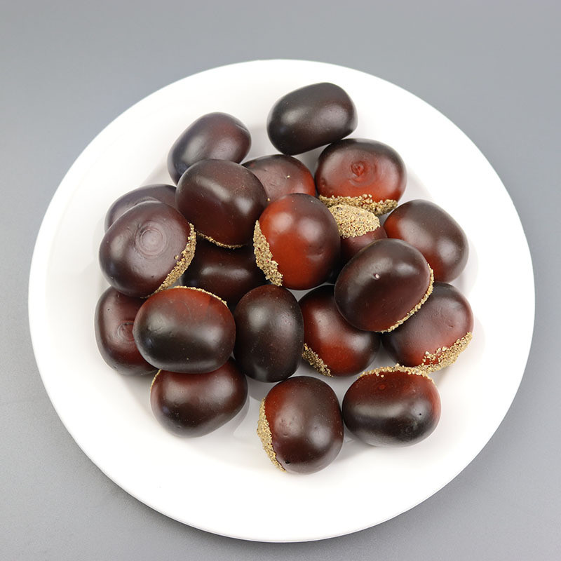 Mô phỏng Hạt dẻ Xốp Hạt dẻ Thông Nón Acorn Nut Phụ kiện mô hình Đạo cụ chụp ảnh