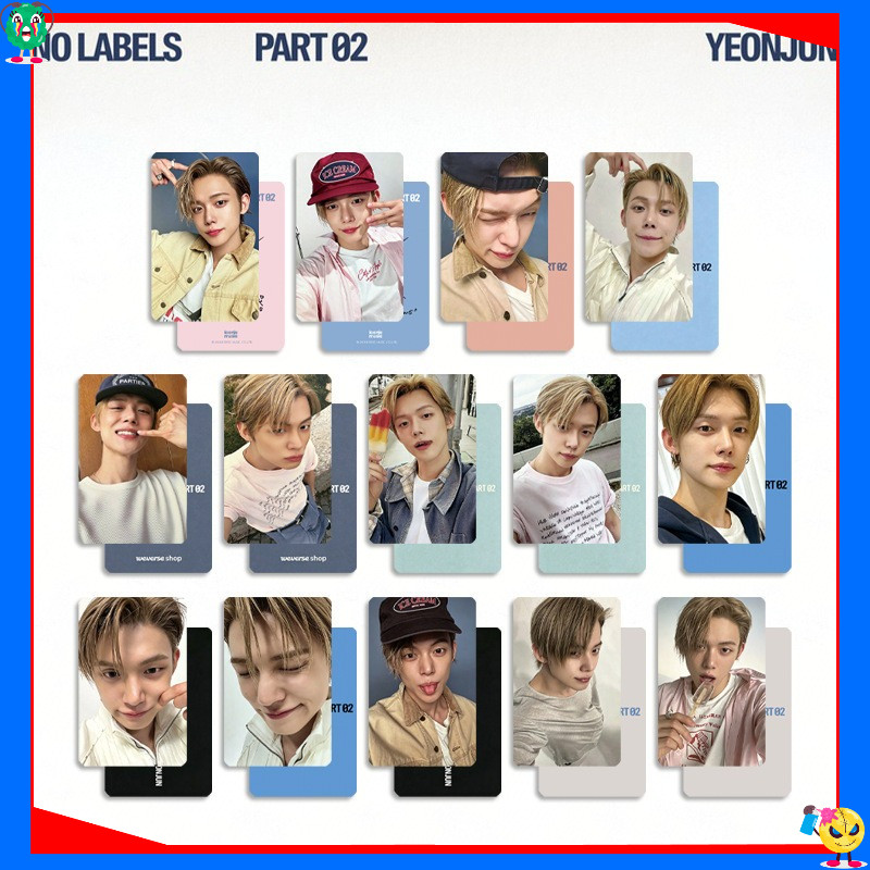 Kpop TXT YEONJUN NO LABELS PHẦN 02 Solo Benefit Album Photocard MOA Fan Merch