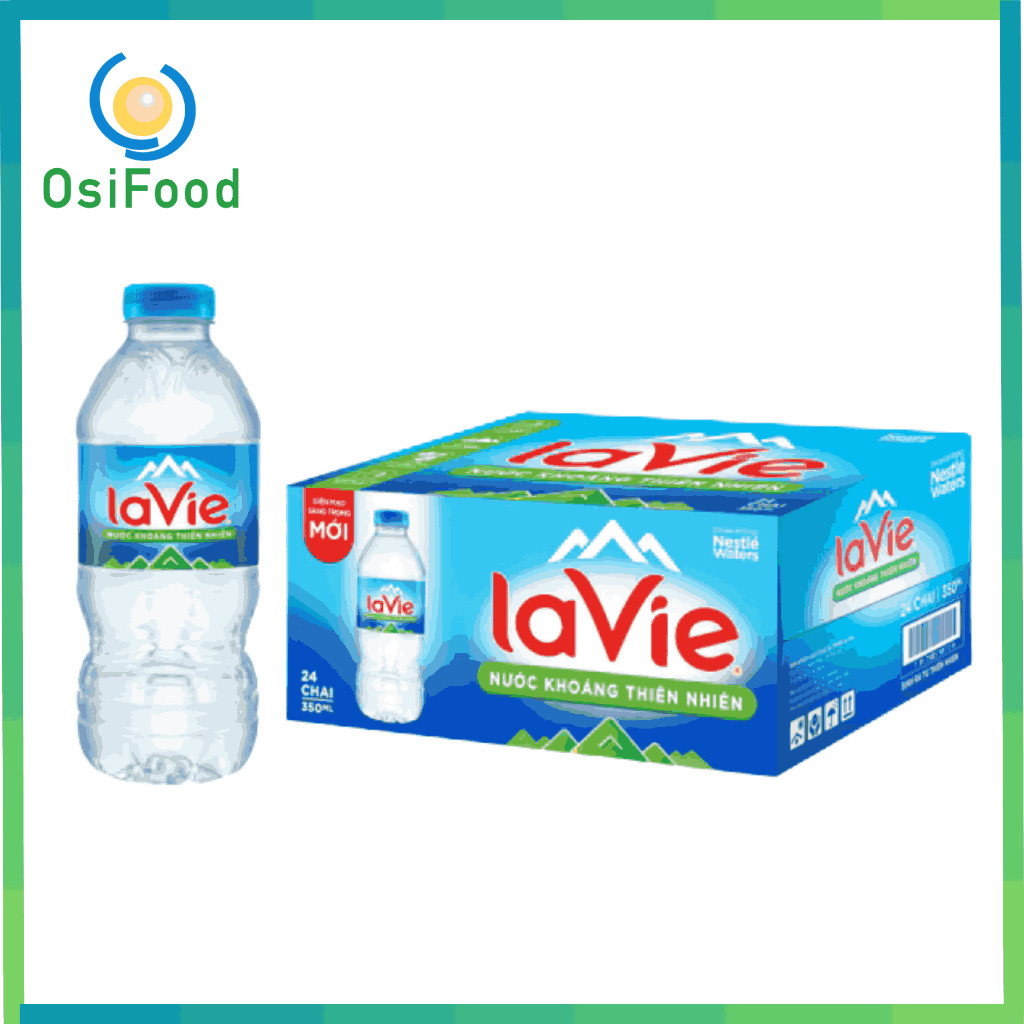 [24 CHAI] Thùng Nước giải khát Lavie 350Ml