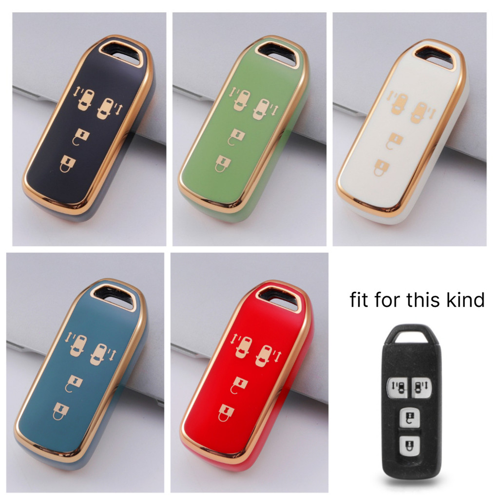 Vỏ bảo vệ chìa khóa ô tô TPU 4 nút cho Honda N ‐ BOX N ‐ ONE N ‐ WG N ‐ VAN Vỏ bảo vệ chìa khóa từ x