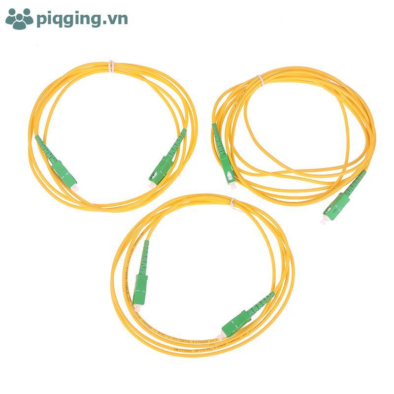 Dây nối quang Piqging / APC- / APC Chế độ đơn 9 / 125 G652D LSZH 1m2m3m Cáp nhảy sợi quang VN