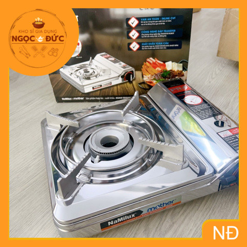 Bếp gas Mini du lịch bếp inox NAMILUX PL-2111AS - CAO CẤP, tiết kiệm gas an toàn
