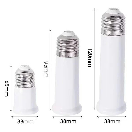 Đuôi nối dài bóng đèn E27 - đuôi chuyển bóng đèn từ E27 sang E14 - đuôi đèn đa năng-TOOLIX