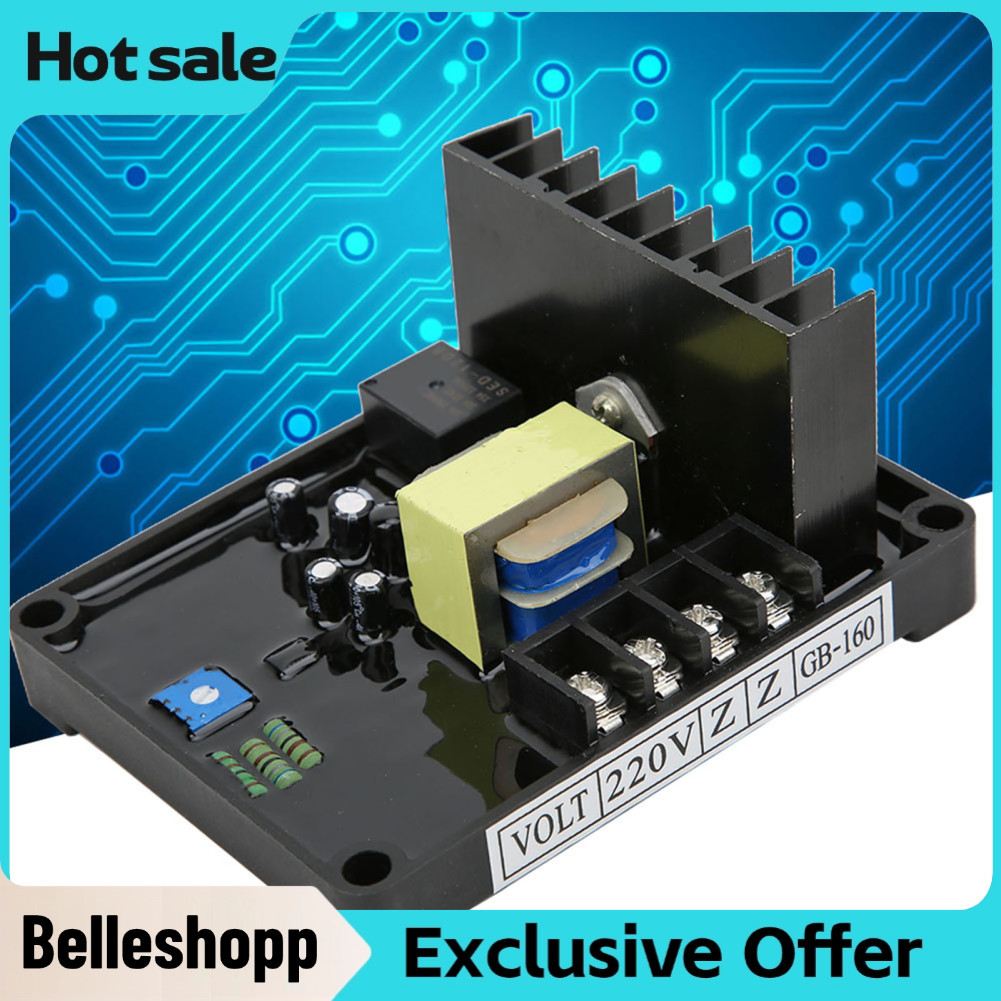Belleshopp Belleshopp Fafeicy Bộ Điều Chỉnh Điện Áp AVR GB160 Tự Động Cho Bàn Chải Máy Phát Điện Một
