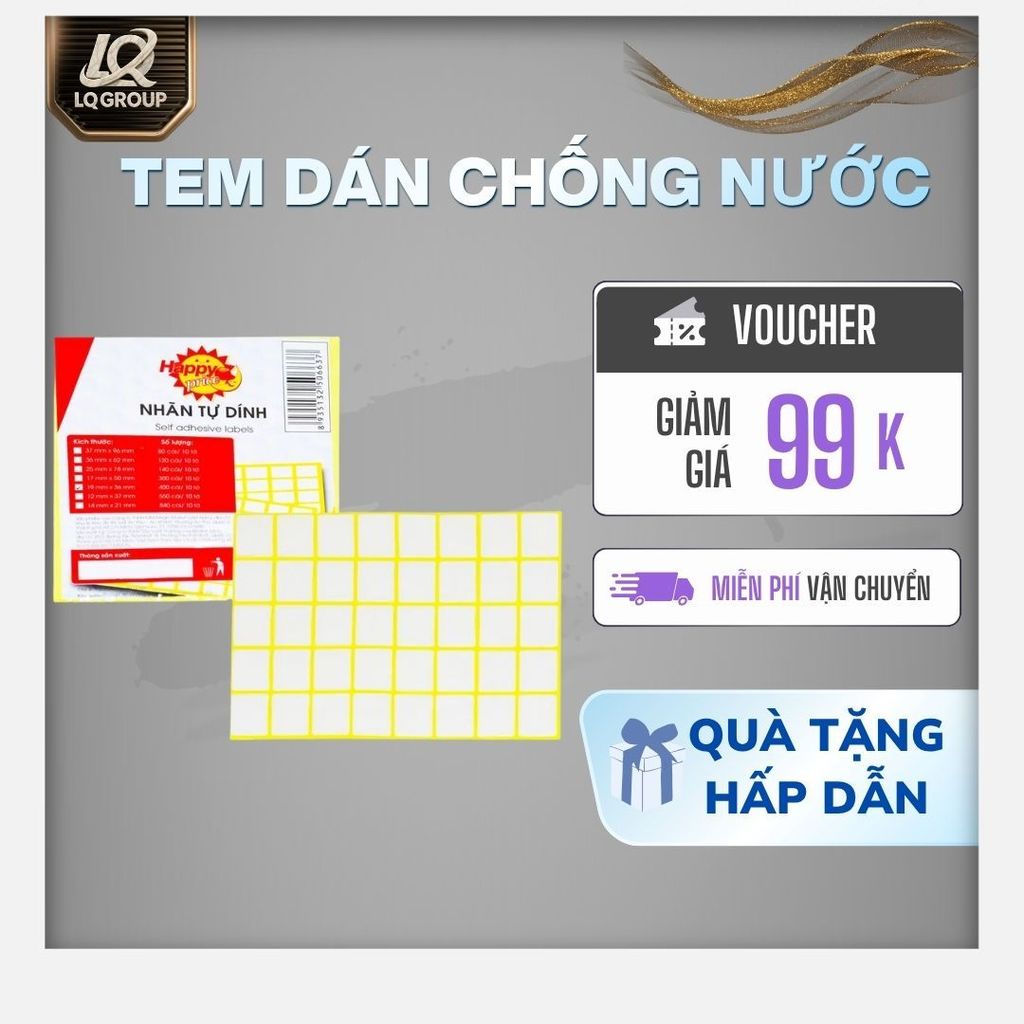 LQ- Tem dán A5 Media sticker Giấy decal in nhãn dán Tem dán in decal media miếng dán decal tomy A5