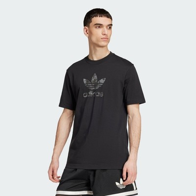 adidas Phong cách sống Áo Thun Ba Lá Rằn Ri Nam Đen IZ2511