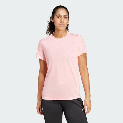 adidas Gym & Training Áo Thun Tập Luyện Big Performance Logo Train Essentials Nữ Hồng IX0994