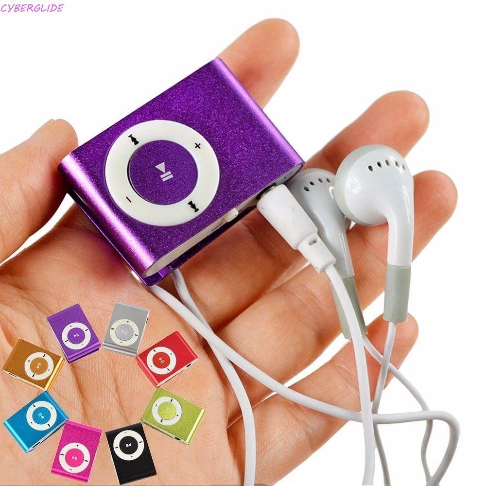 CYBERGLIDE MP3 Player Mini Thời Trang Media Player Walkman Gương Kim Loại Thể Thao MP3