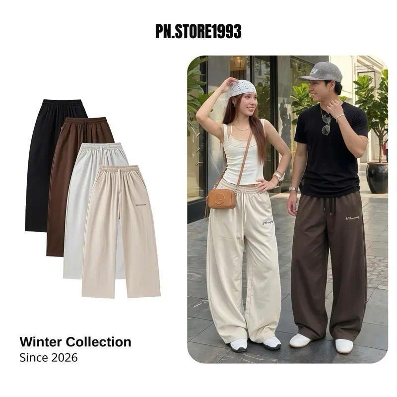 Quần Kaki Ống Rộng Thêu PN.EVERYDAY PN.STORE1993 Nam Nữ Unisex [DEAL MỞ BÁN]