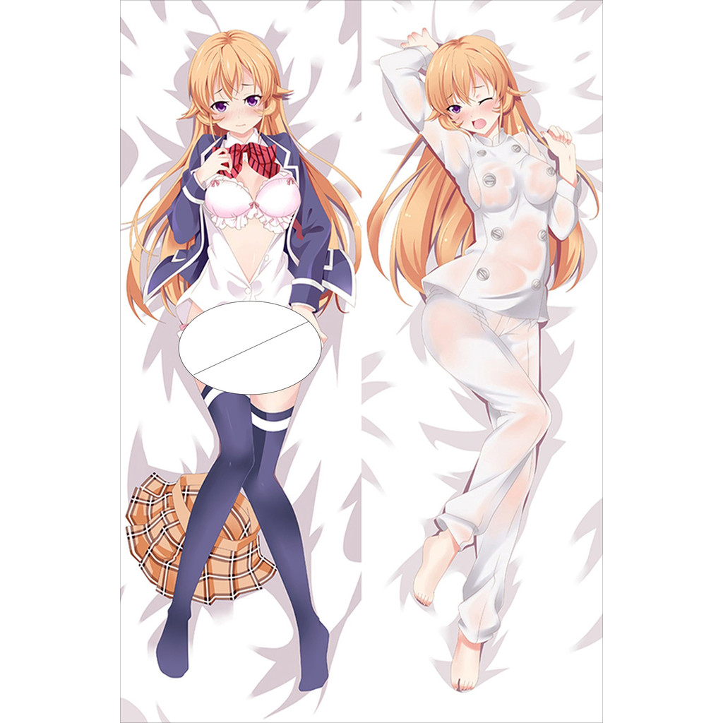 Dakimakura erina-nakiri Vỏ Gối Cosplay Đạo Cụ Anime Hai Mặt In Hình Otaku Gối