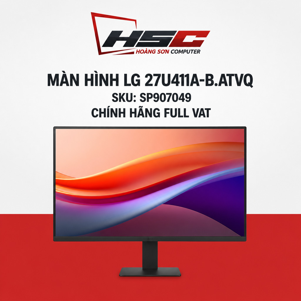 Màn hình máy tính LG 27U411A- B.ATVQ - HÀNG NEW CHÍNH HÃNG FULL VAT