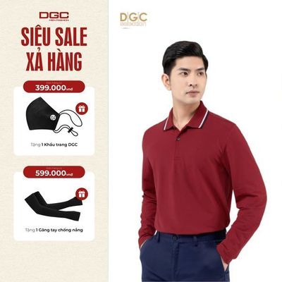 Áo Polo Dài Tay DGC Vải Co Giãn Phong Cách Thanh Lịch Và Hiện Đại - WAPBB03M