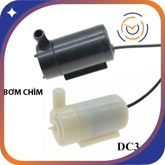 Động cơ bơm nước mini 5v - Máy bơm hồ cá - Mô Hình bơm nước chữa cháy