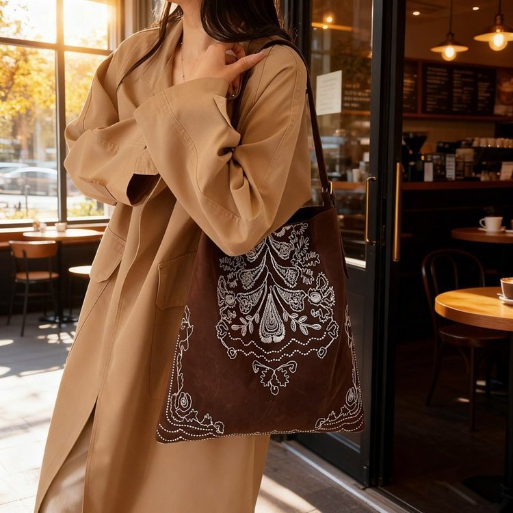 New large-capacity shoulder bag, underarm bag, casual crossbody bag