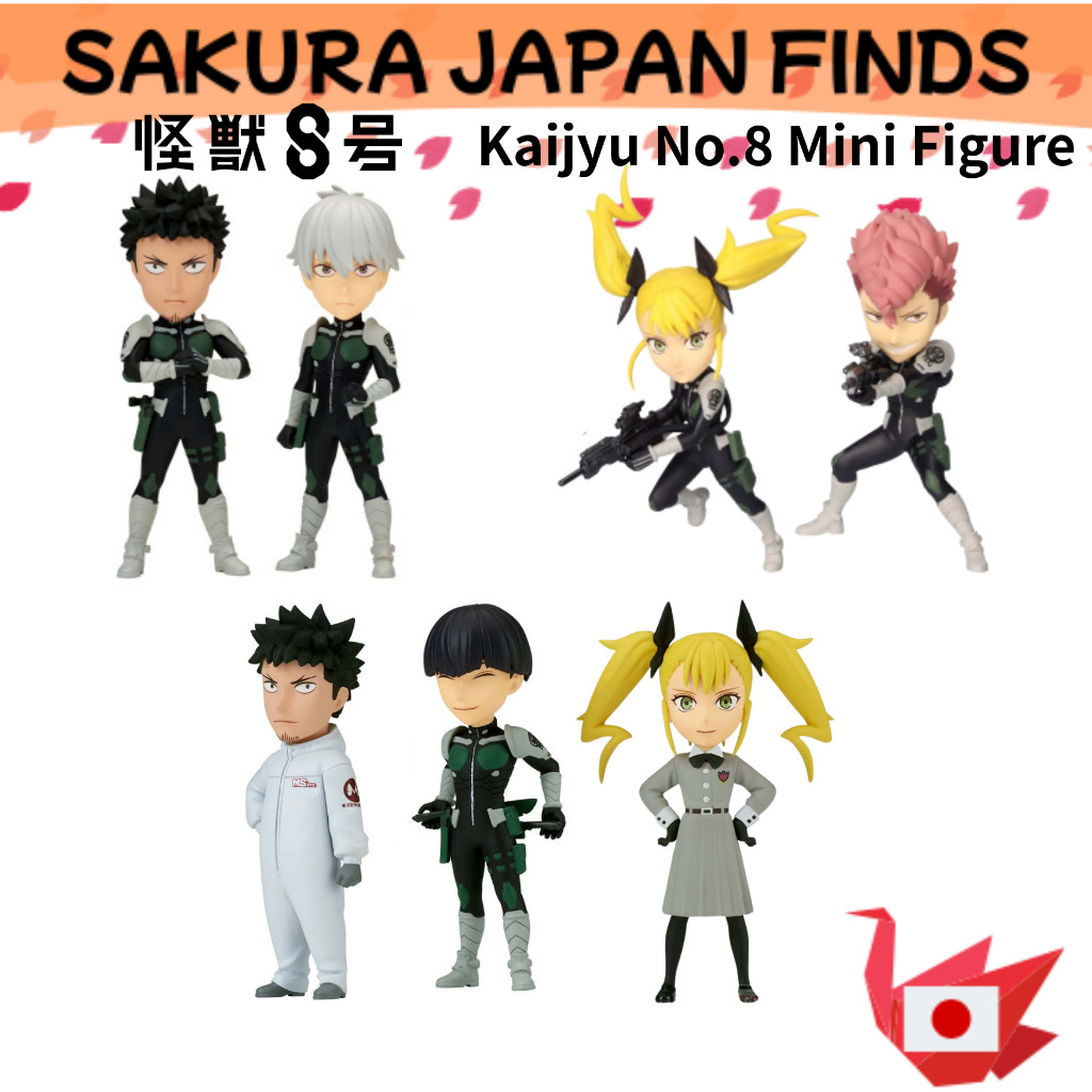 BANDAI Kaiju No. 8 World Collectable Figure Vol.1-4 WCF Set Mô hình nhân vật mini 7cm chính hãng từ 