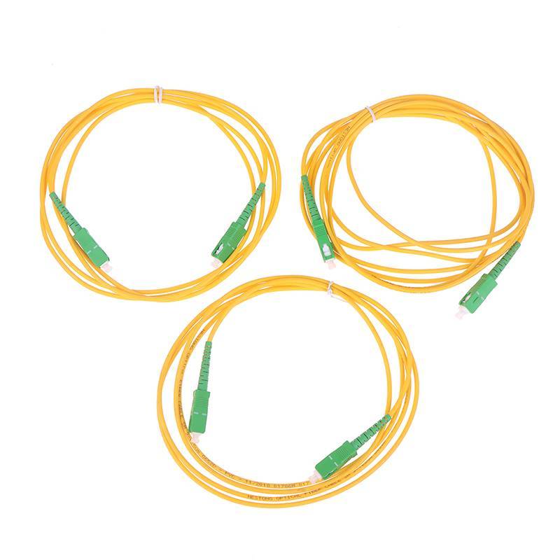 Dây vá quang Piqging / APC- / APC Chế độ đơn 9 / 125 G652D LSZH 1m2m3m Cáp nhảy sợi quang TH