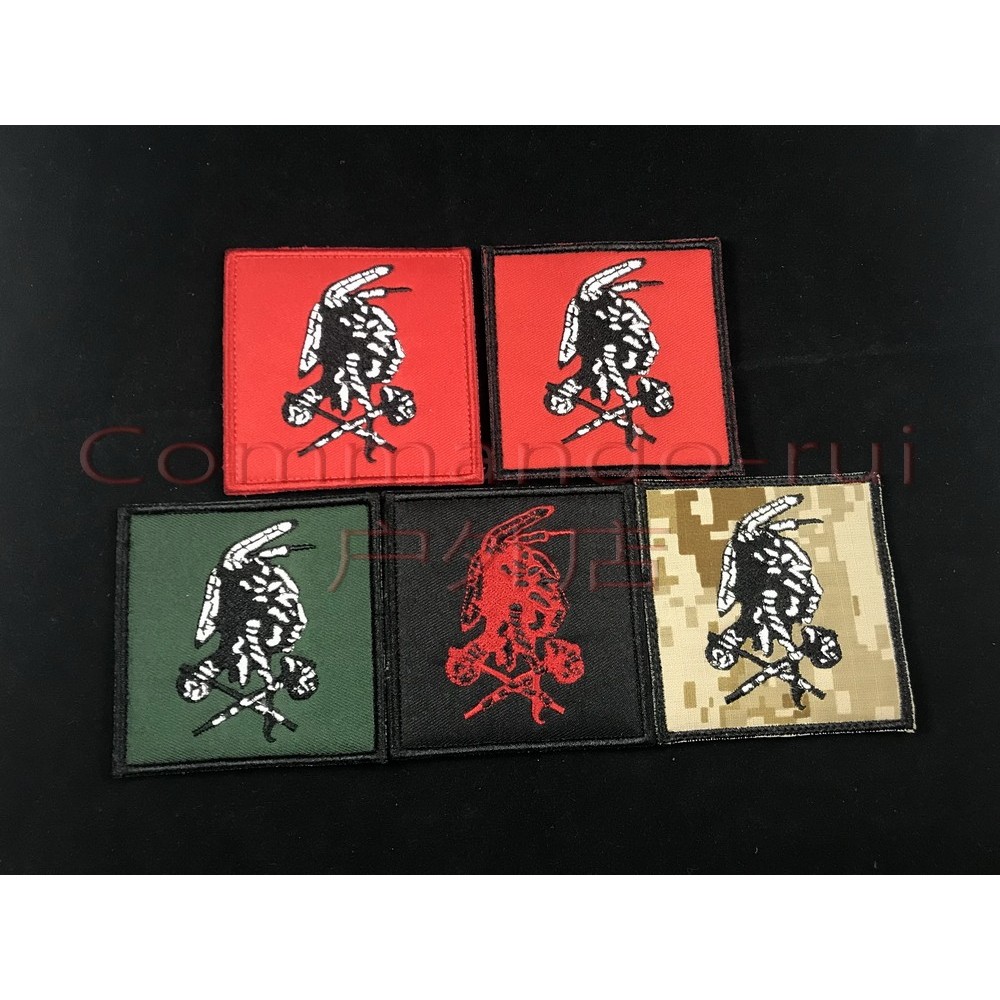 US NAVY NAVY NAVY DEVGRU Seal 6 Seal 6 Red Team Armband Huy hiệu Velcro