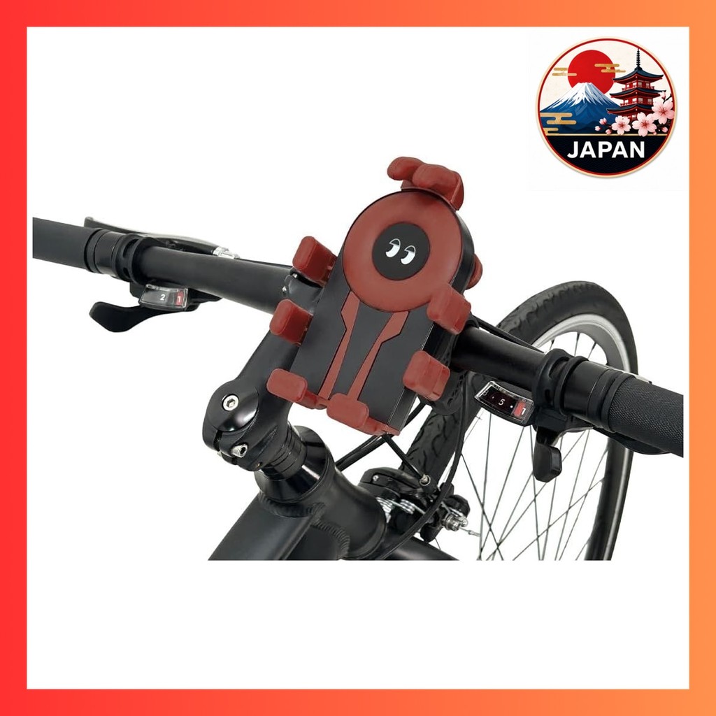 ［Directly from Japan］Asahi Cycle Hug Holder Smartphone Holder for Bicycles 8 Claws Fixed Angle Adjus